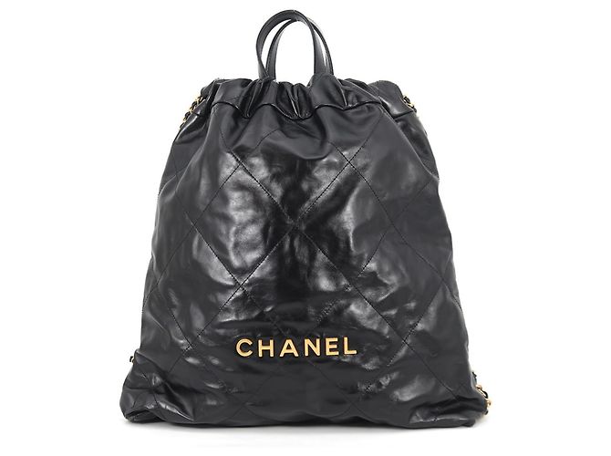 Borsa Chanel AS3313 in pelle di vitello nera Nero