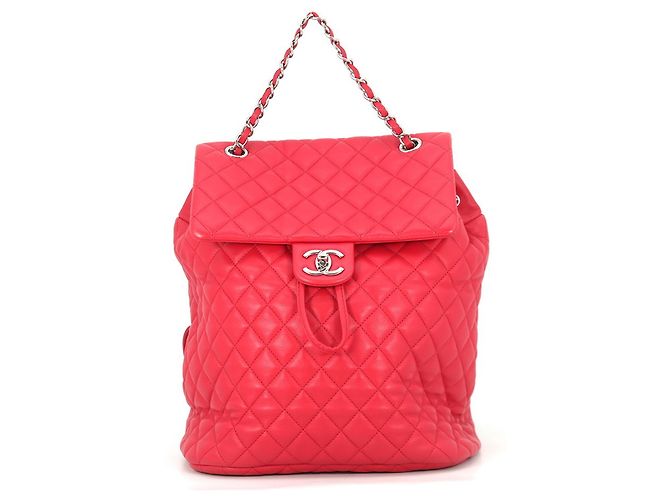 Sac à dos Chanel Matelassé Rouge