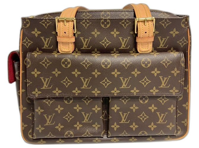 Bolsa Louis Vuitton Multipli-Cité Marrom