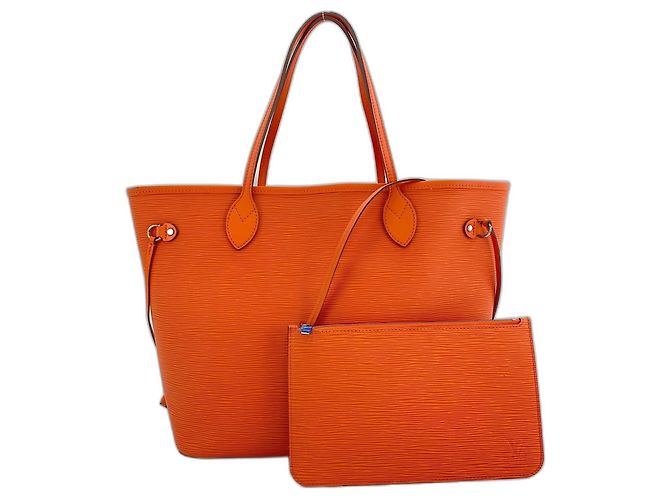Sac cabas Louis Vuitton Neverfull MM Orange