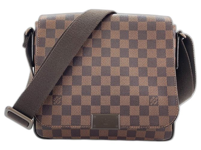 Borsa a tracolla Louis Vuitton District PM Marrone