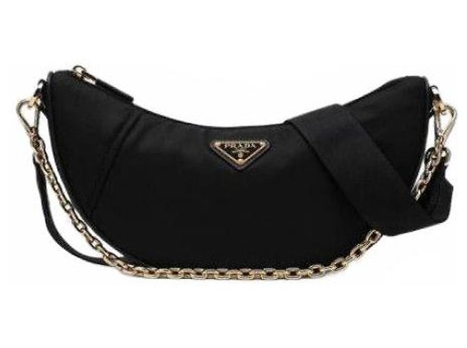 Prada Bolso de Hombro Re-edition Dymium Re-nylon Negro