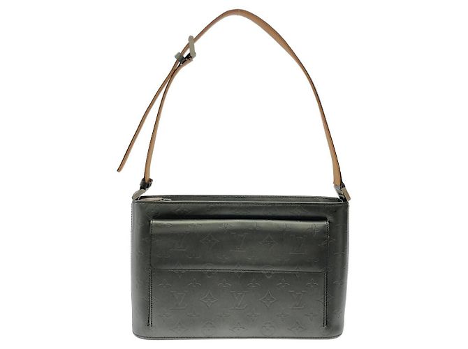 Sac à l'épaule Louis Vuitton Monogram Mat Alston Noir