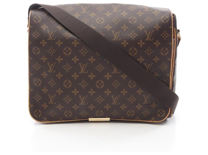 Louis Vuitton Abbesses Monogram Coated Canvas Shoulder Bag Brown