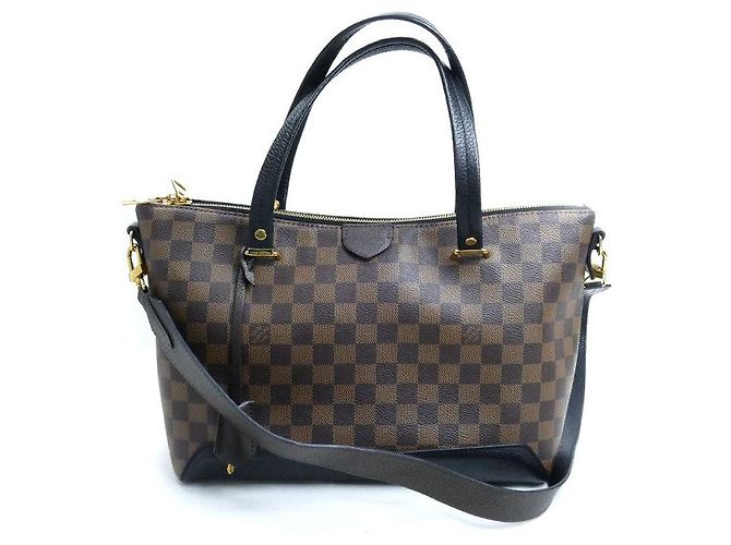 Bolsa Louis Vuitton Hyde Park Damier Marrom