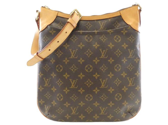 Bolsa de ombro Louis Vuitton Odeon Monogram Marrom