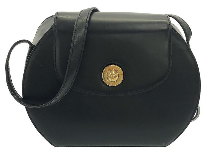 Céline Sac à l'épaule en cuir Celine Noir