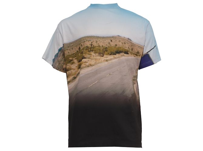 Camiseta oversized Balenciaga "Remember Me?" em algodão multicolorido Multicor