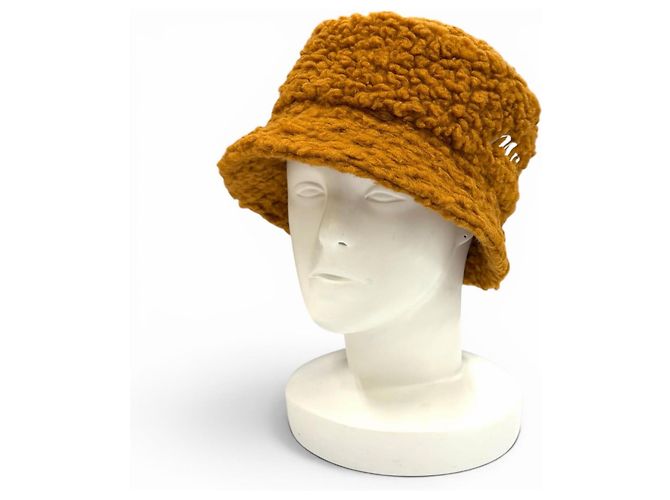 Chapéu Bucket Teddy Marni Marrom
