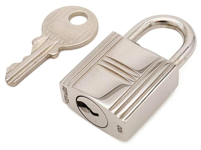 Hermès Hermes Cadena No100 Metal Padlock Silvery Metallic 
