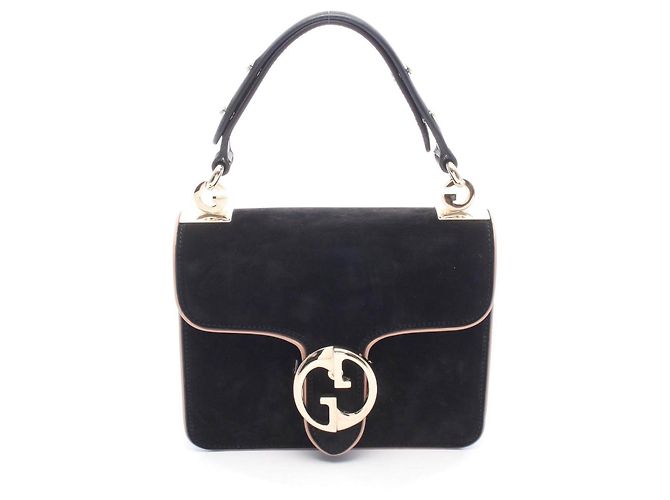 Borsa in pelle Gucci 1973 Nero