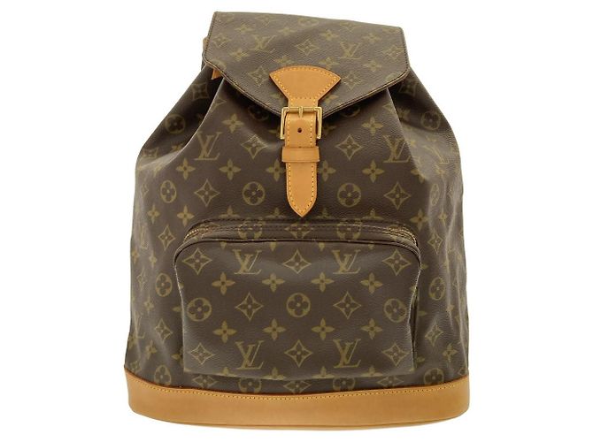 Louis Vuitton Monogram Backpack Brown