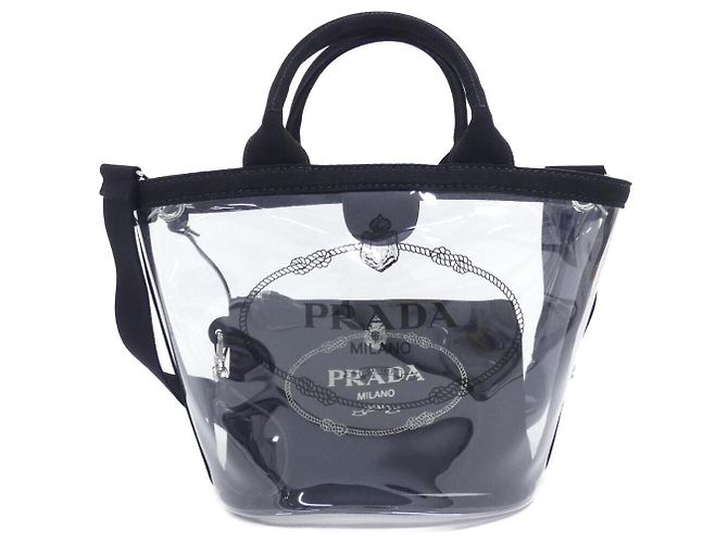Borsa tote Prada Canapa nera Nero