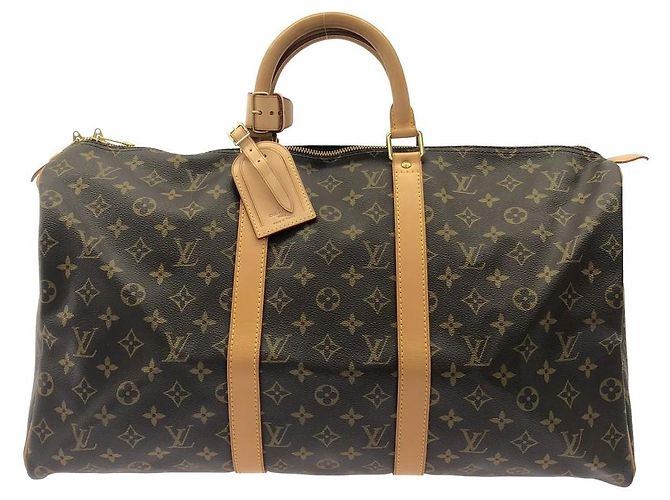 Louis Vuitton Monogram Boston Bag Braun