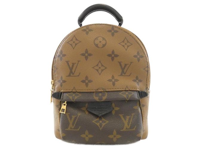 Louis Vuitton Palm Springs Mini Monogram Reverse Backpack Brown