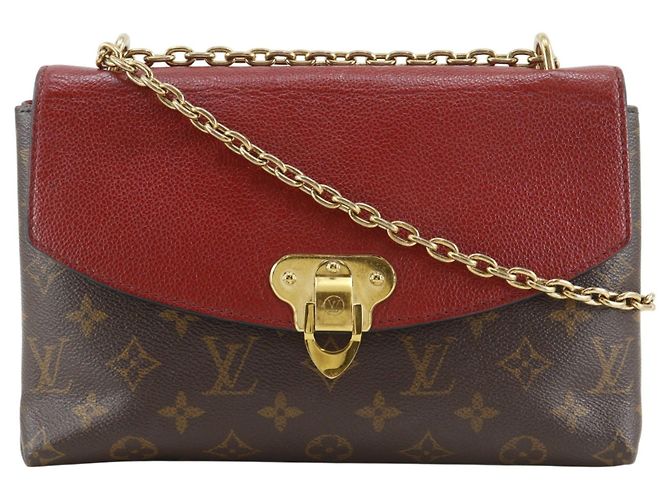 Borsa a Spalla Louis Vuitton Saint Placide Monogram Marrone