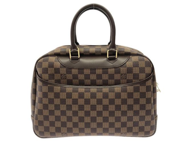 Bolso Bowling Vanity Louis Vuitton Damier Castaño
