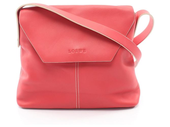 Borsa a tracolla in pelle Loewe Rosso
