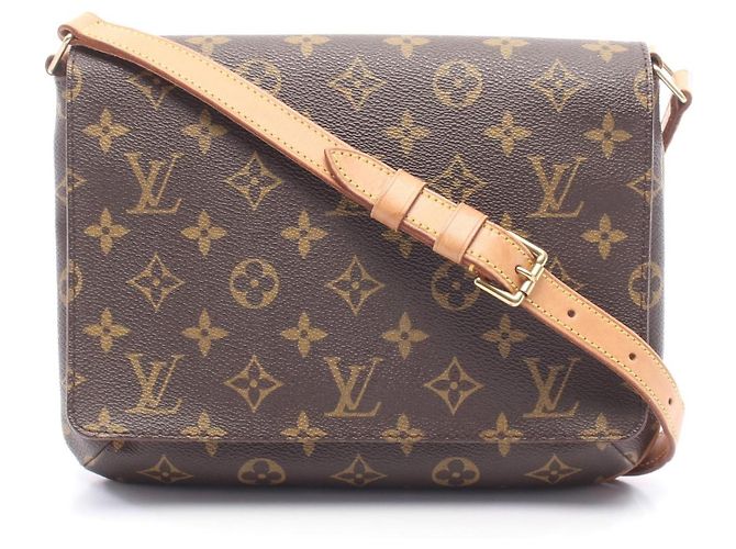 Bolsa de Ombro Louis Vuitton Musette Tango Monogram Marrom