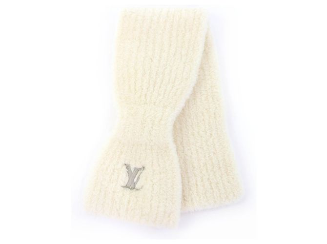 Cachecol de lã Mini Confidence Louis Vuitton Branco