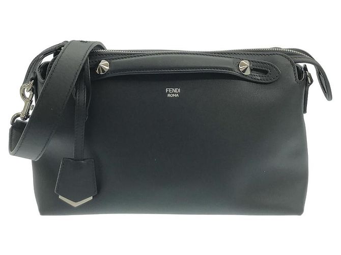 Sac à main Fendi By The Way Medium en cuir de veau Noir