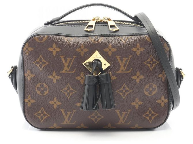 Bolso de Hombro Louis Vuitton Saintonge Monogram Castaño
