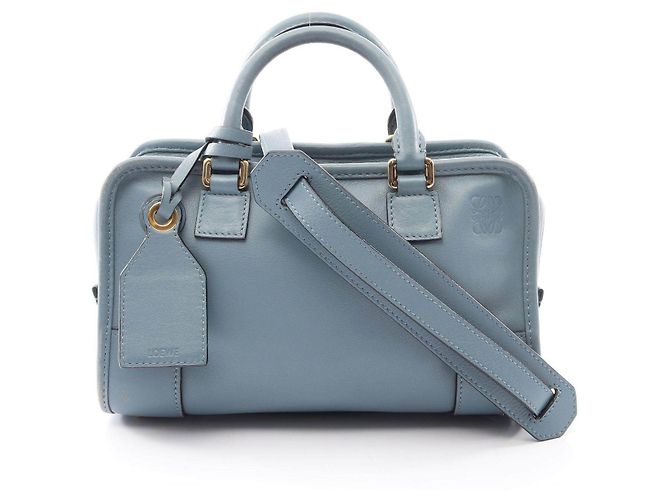Borsa 2way in pelle Loewe Amazona 23 Blu