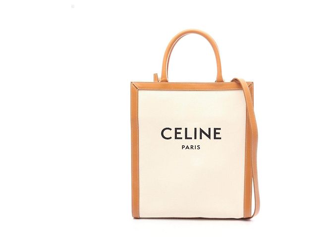 Céline CELINE Borsa Tote Cabas Verticale Small 2way Bianco