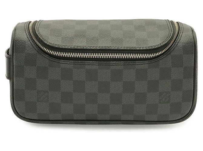 Pochette da viaggio Louis Vuitton Damier Graphite Nero