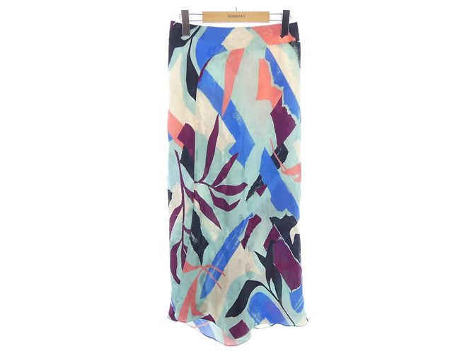 Autre Marque Seidenrock TAHYATAYLOER Blau