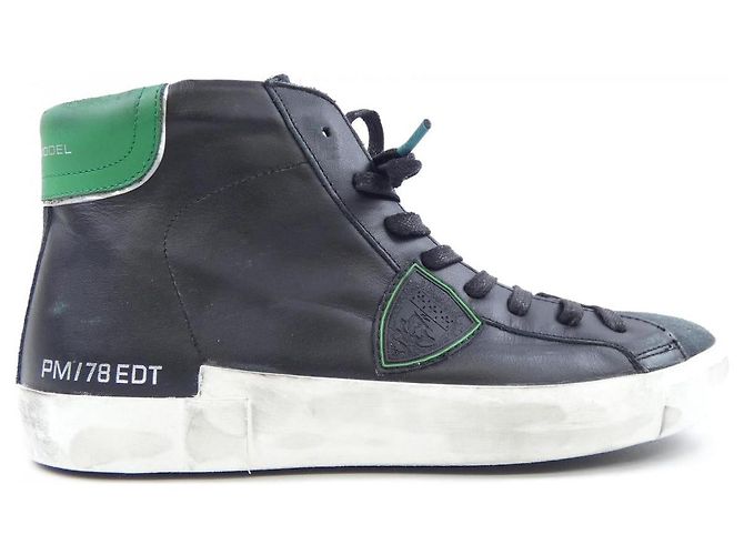 Autre Marque Philippe Model Ledersneaker Schwarz