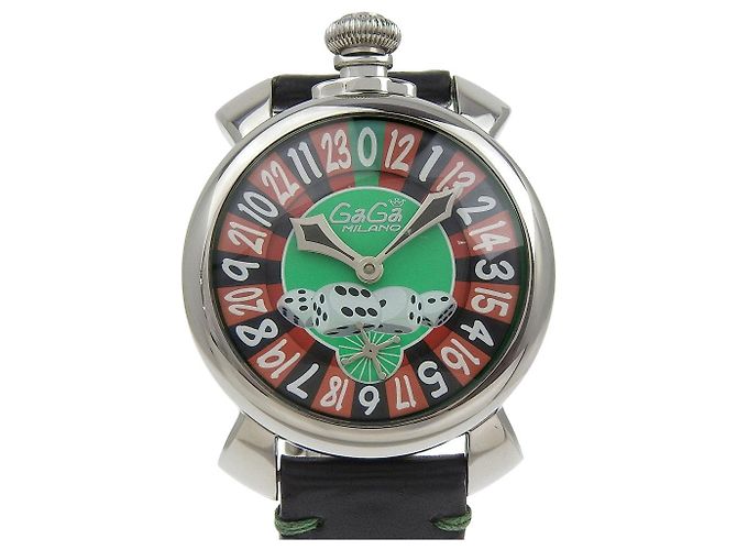 Autre Marque Gaga Milano Manuale48 Edelstahl Uhr