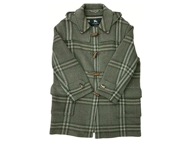 Casaco de lã Burberry Verde Caqui