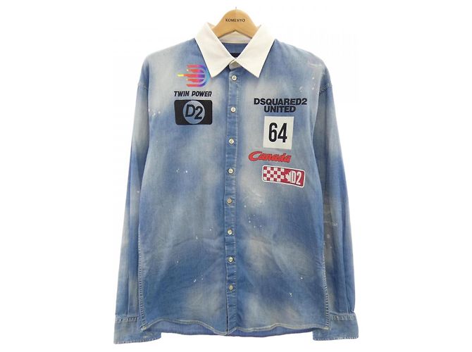 Autre Marque Camicia Dsquared2 Blu
