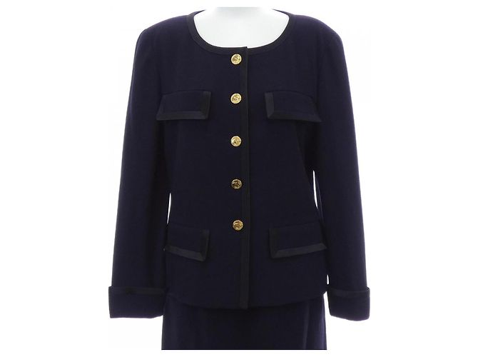 Conjunto de Tailleur Chanel Azul