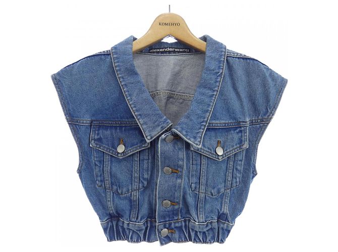 Alexander Wang Weste Blau
