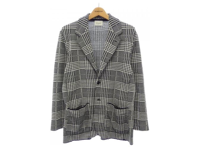 Autre Marque Finjack Jacke Schwarz Weiß