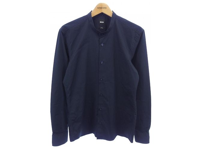 Hugo Boss Camicia BOSS in cotone Blu Blu navy