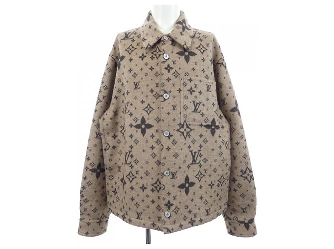 Louis Vuitton Cashmere Blend Jacket Beige