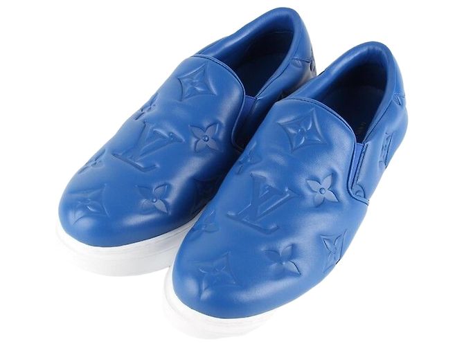Louis Vuitton Monogram Beverly Hills Slip-On Blue