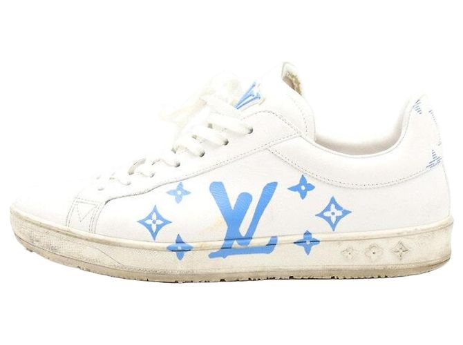 Louis Vuitton Monogram Luxembourg Samotrace Herren-Sneaker Weiß