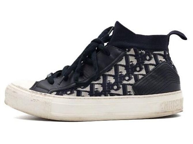 Baskets plateforme Walk'n'Dior Oblique Deep Blue pour femme
