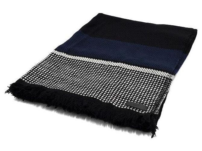 Hermès Sciarpa unisex in cashmere nero