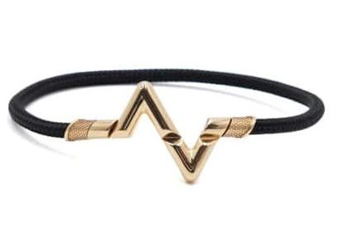 Louis Vuitton Pulseira Large Play Upside Down em Ouro Amarelo Multicor