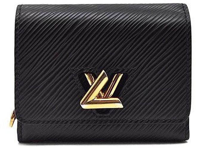 Louis Vuitton Epi Twist Compact Wallet Black