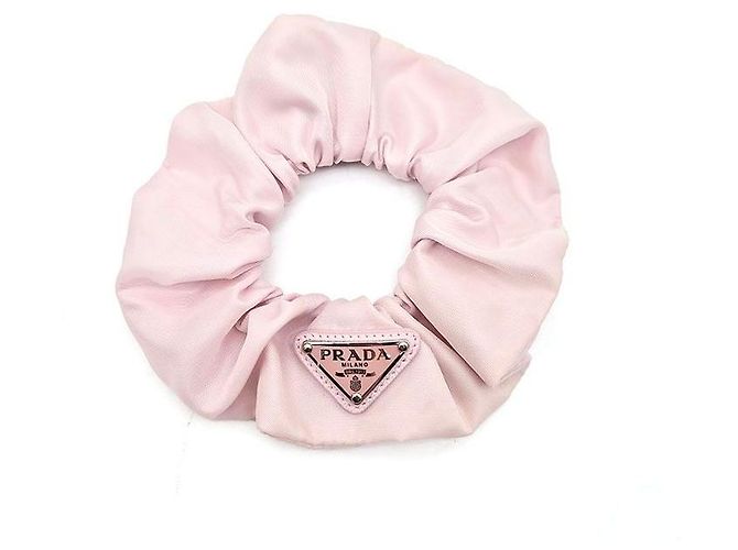 Prada Scrunchie de Re-Nylon Rosa