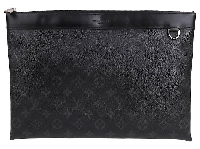 Louis Vuitton Pochette Discovery Black Large Clutch Bag