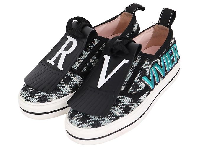 Roger Vivier Sneaker Call Me Vivier RV da donna Nero