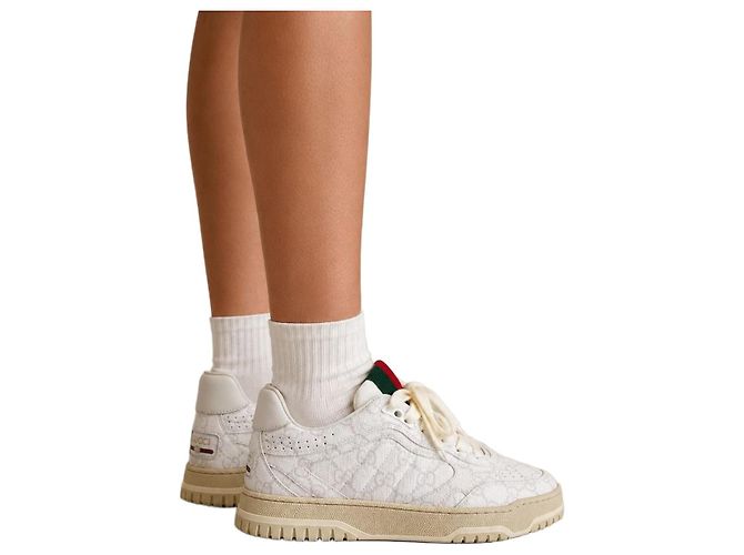 Gucci Baskets pour femme blanches
