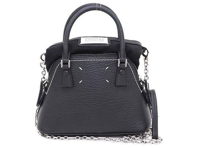 Maison Martin Margiela Micro borsa tote e borsa a tracolla Nero